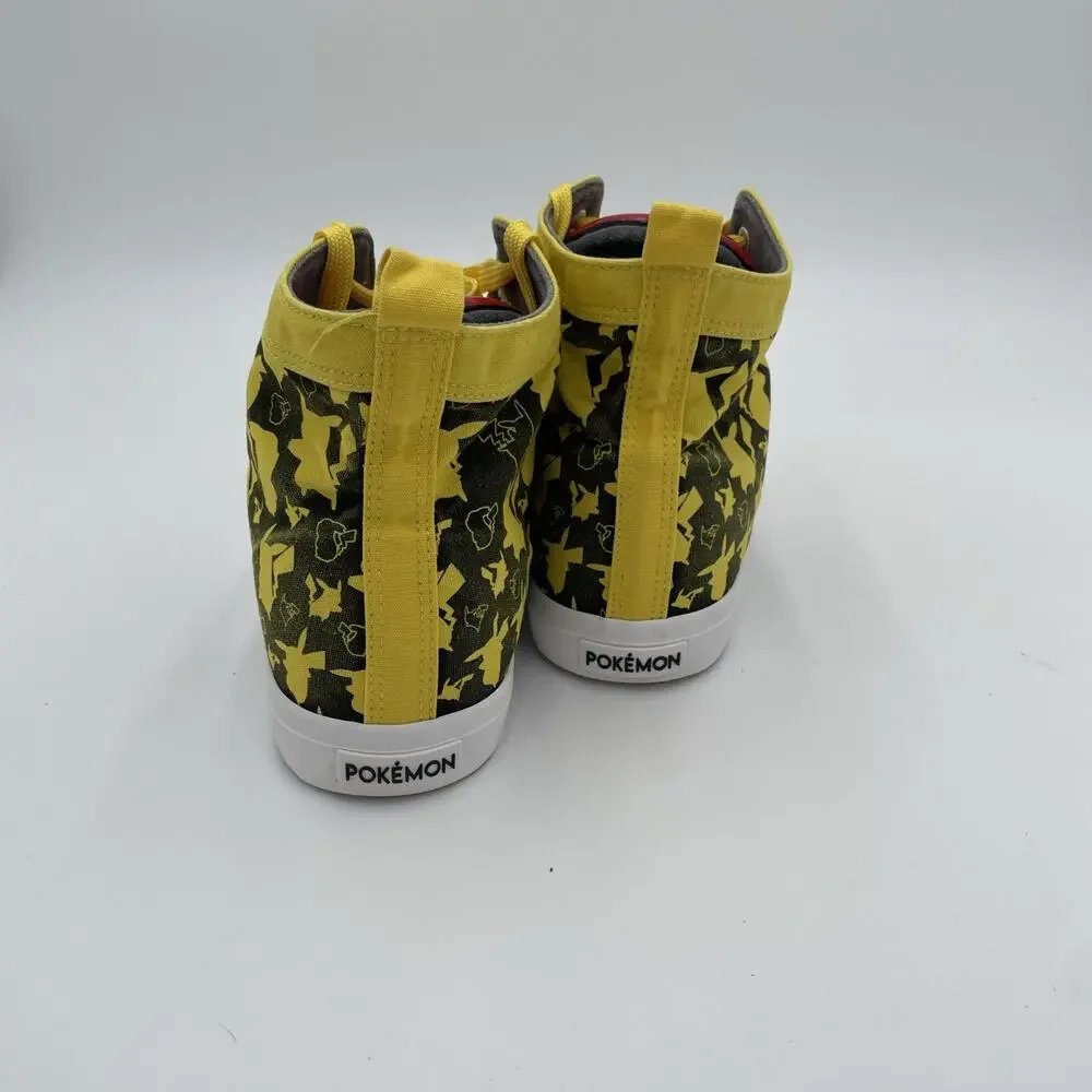 Ground Up Pokémon Men’s Size 10.5 Canvas High Top Tennis Shoes